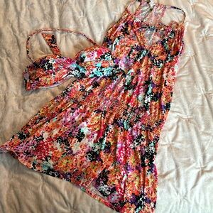 Kenneth Cole Reaction swim dress and bikini top